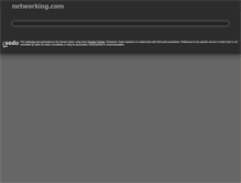 Tablet Screenshot of networking.com